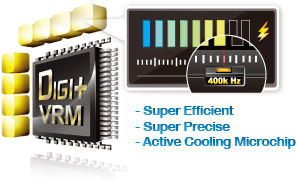 DIGI+ VRM - Super Efficiency, Super Precise, Active Cooling Microchip