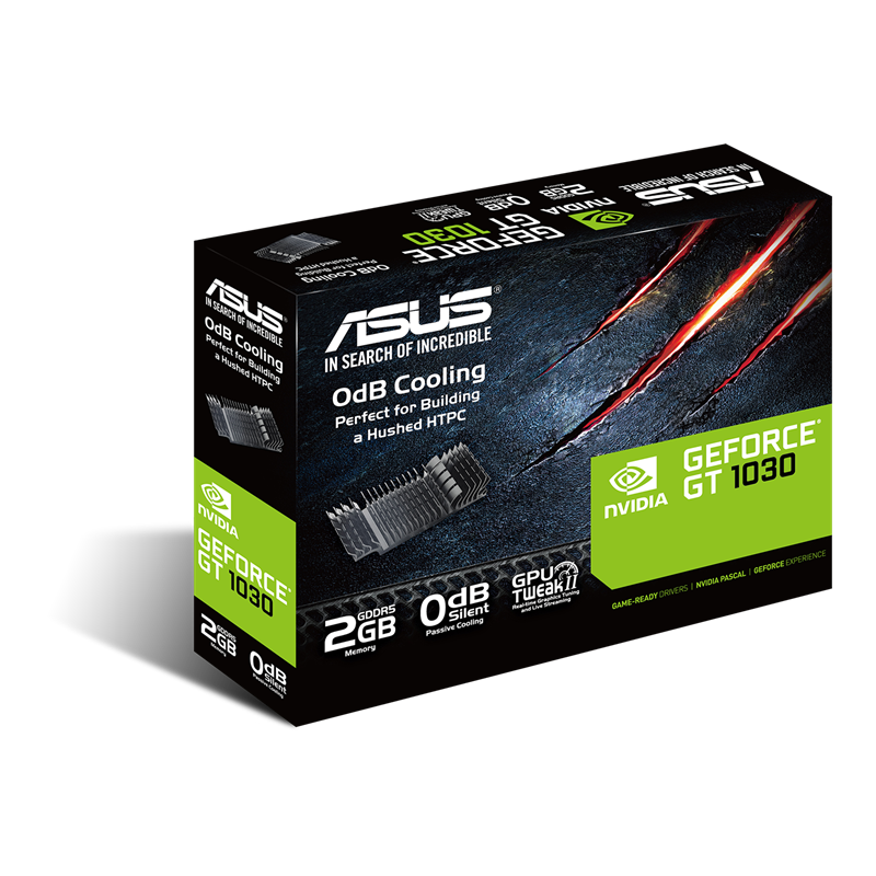 ASUS GeForce GT 1030 2GB GDDR5 packaging
