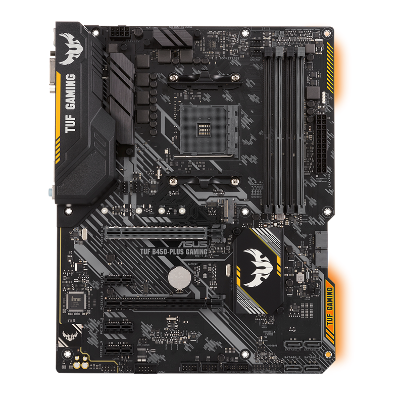 TUF B450-PLUS GAMING front view