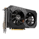 ASUS TUF Gaming GeForce GTX 1660 OC edition 6GB GDDR5 graphics card, angled bottom up view