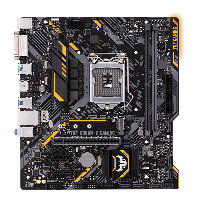 TUF B360M-E GAMING front view