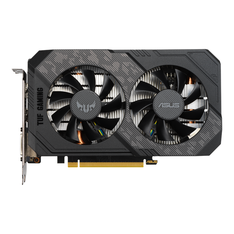 TUF Gaming GeForce GTX 1660 SUPER OC Edition 6GB GDDR6 graphics card, front view