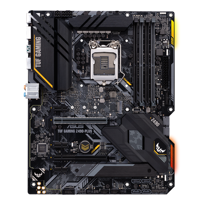 TUF GAMING Z490-PLUS front view