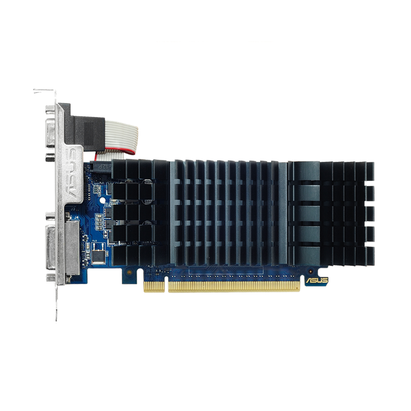 ASUS GeForce GT 730 graphics card, front view