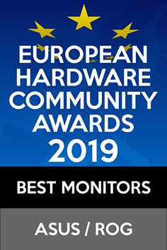 European Hardware Community Awards 2019 Best Monitor European Hardware Community Awards 2019 Best Monitor