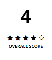 4/5 Overall Ratings