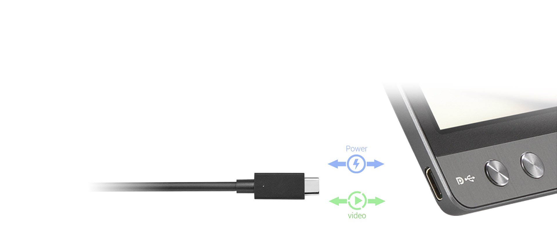 ZenScreen MB16AC features an hybrid-signal solution for USB Type-A and USB Type-C support